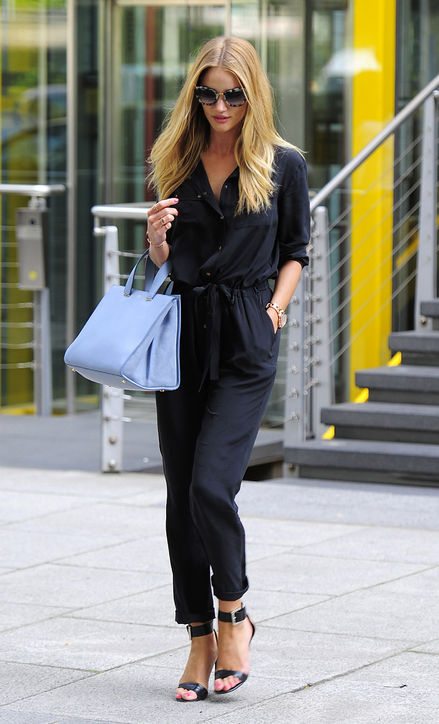 Rosie huntington whiteley london navy jumpsuit marks and spencer h724