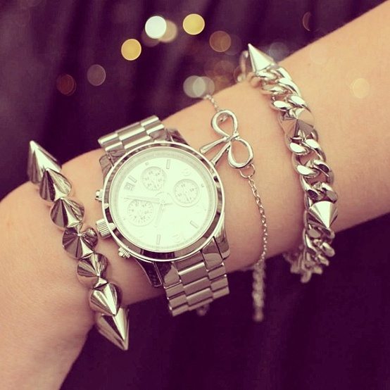 Arm Candy w/ Michael Kors Watch & Spikes