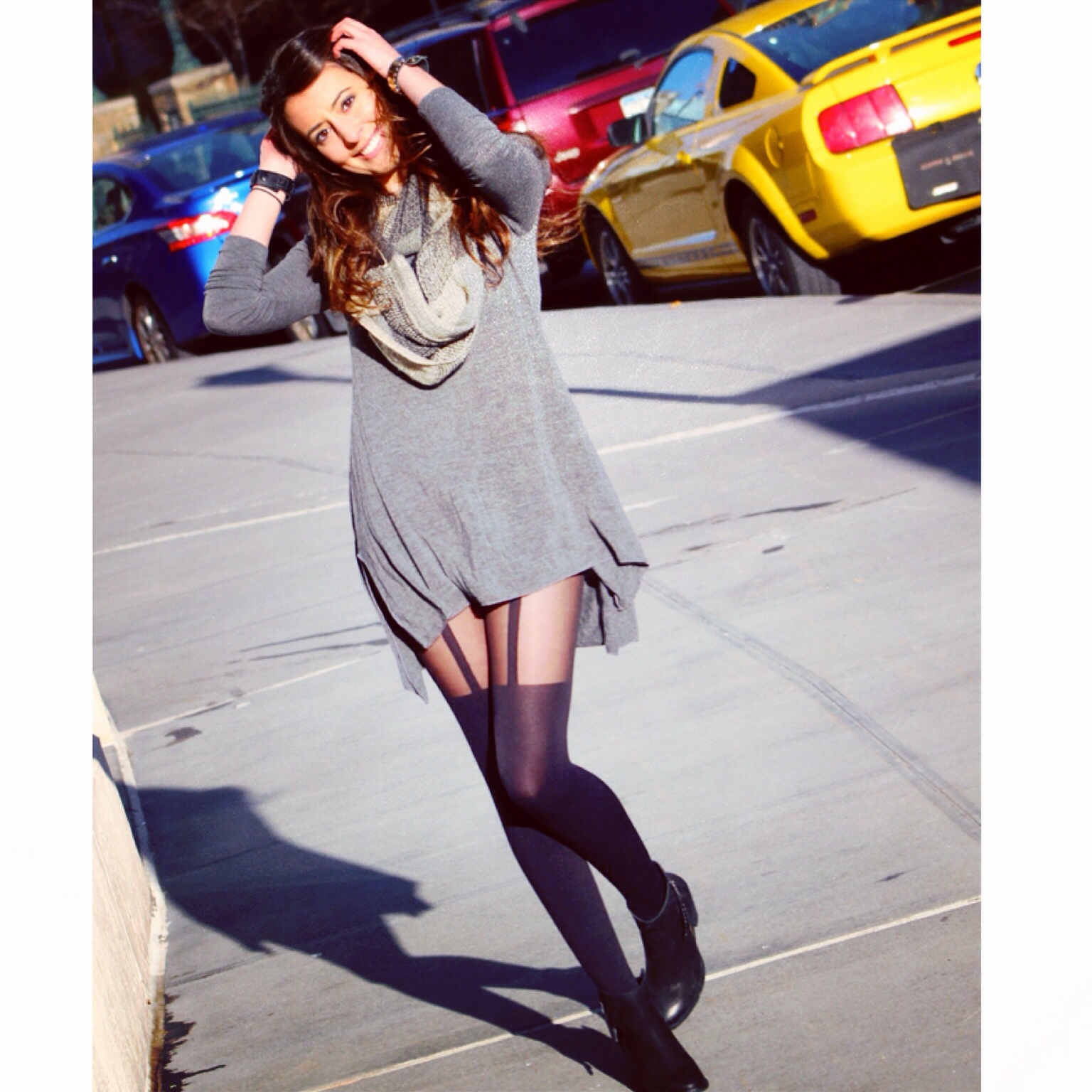 Stalk My Style: Garter Tights for the Win - FASHION HOTBOX