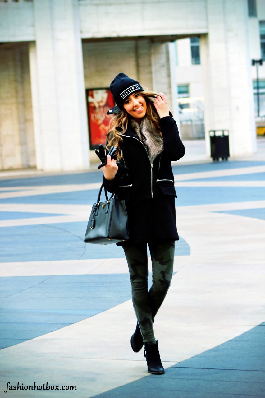 chic winter outfit prada brandy melville