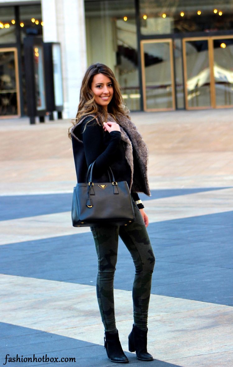 chic winter outfit prada brandy melville