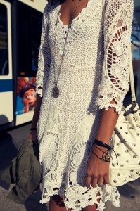 festival outfit inspiration crochet dress
