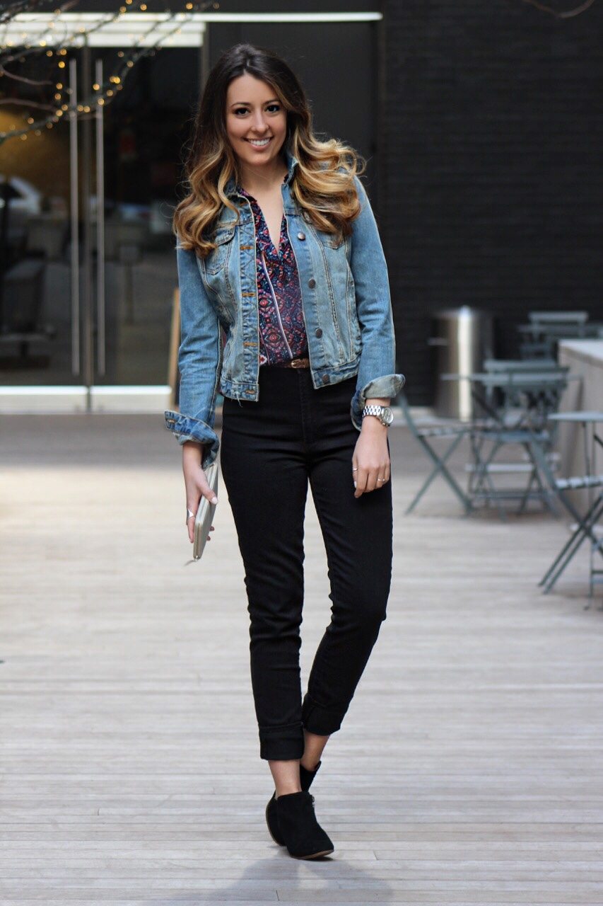 Cute Spring Outfit Articles of Society Jeans