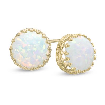 lab-created-opal-crown-stud-earrings-10k-gold