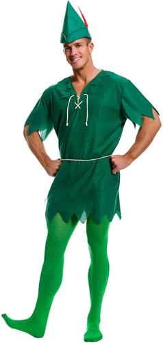 16 Hilarious men's halloween costumes - Peter Pan 