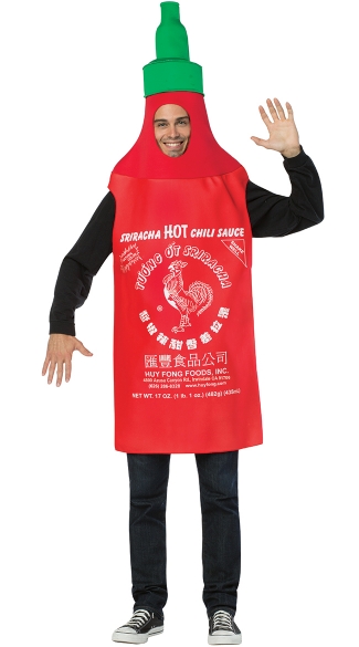 16 Hilarious men's halloween costumes - Sriracha