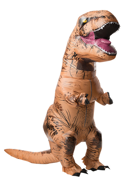 16 Hilarious men's halloween costumes - Inflatable T Rex